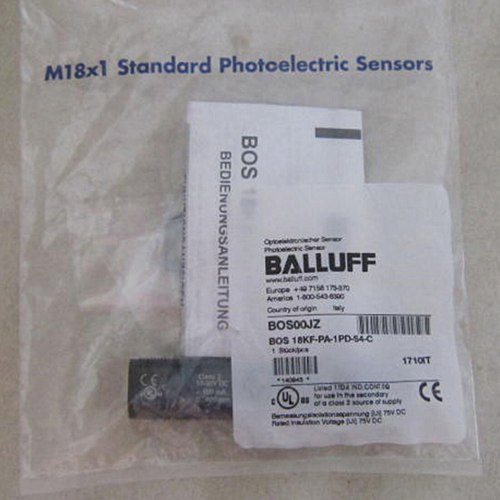 BOS 18KF-PA-1PD-S4-C Sensor - BALLUFF