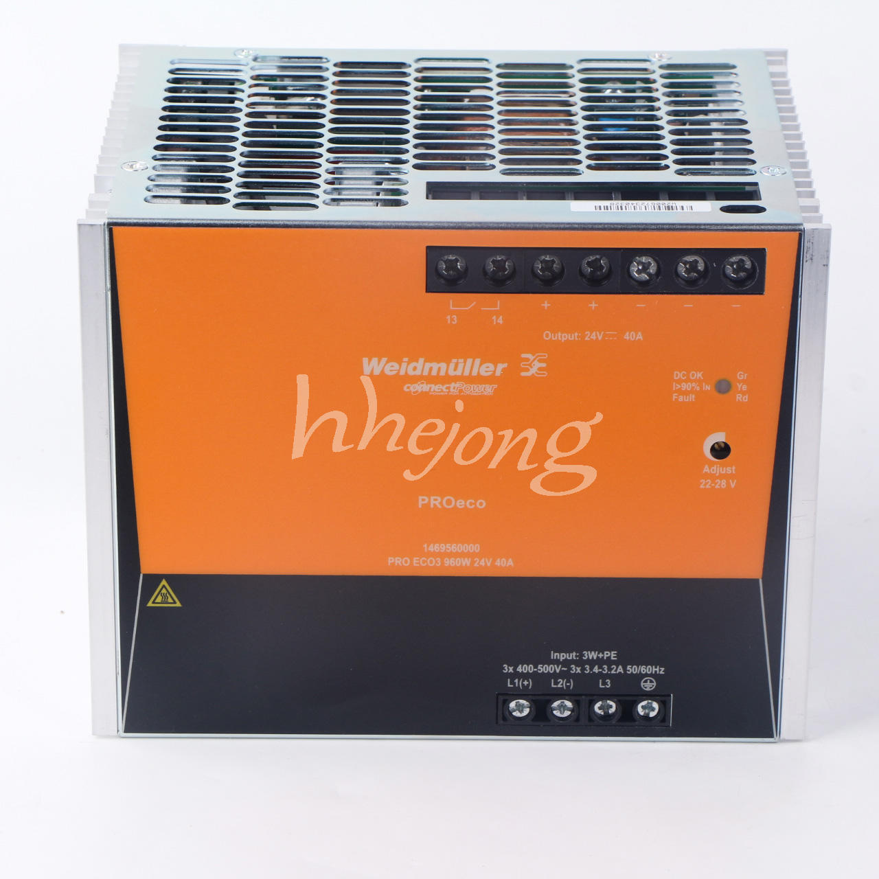 new Weidmüller Power Supply 1469560000 PRO ECO3 960W 24V 40A - WEIDMÜLLER