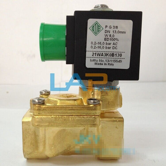 ODE 21WA3K0B130 Solenoid Valve - 2-Way Brass, DC24V/8W - ODE