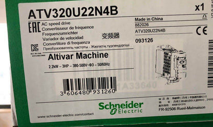 Schneider ATV320U22N4B Inverter 2.2kW 380-500V - SCHNEIDER