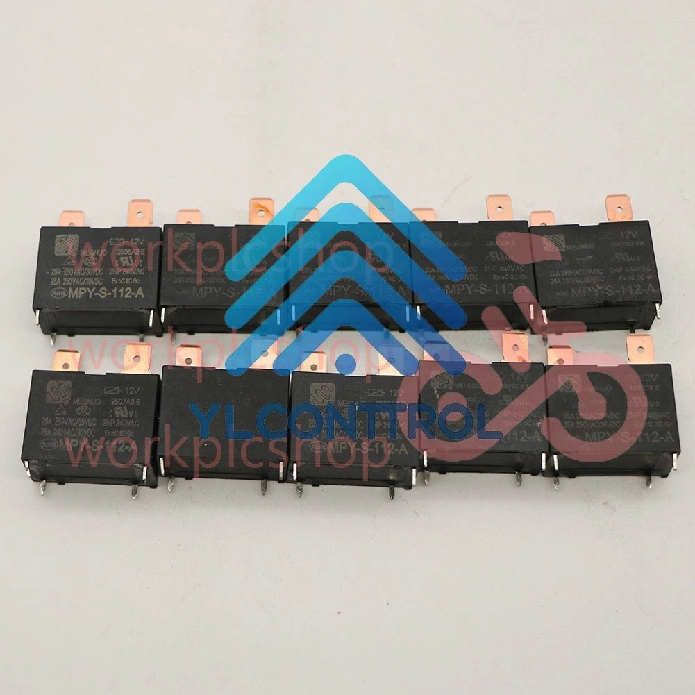 10PCS MEISHUO MPY-S-112-A Power Relay 4 Pins 12VDC 20A 250VAC