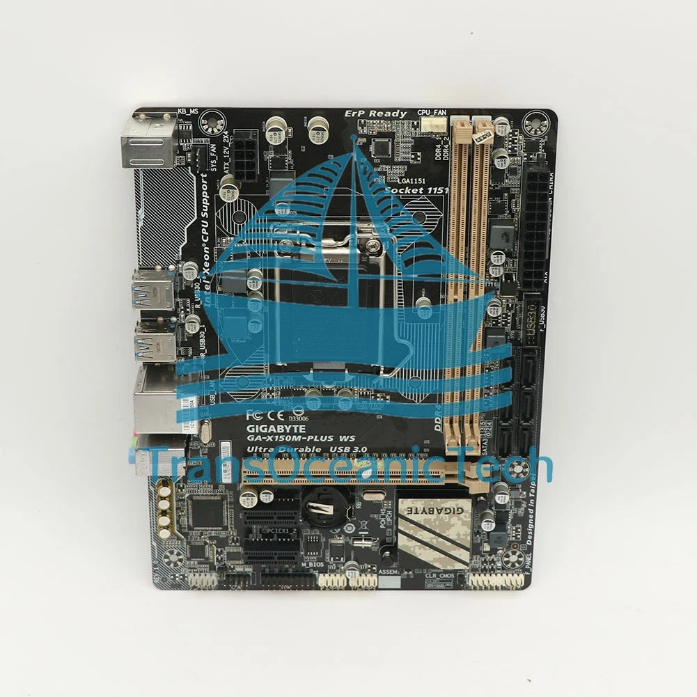 Gigabyte GA-X150M-PLUS WS LGA 1151 Socket Intel C232 DDR4 Motherboard