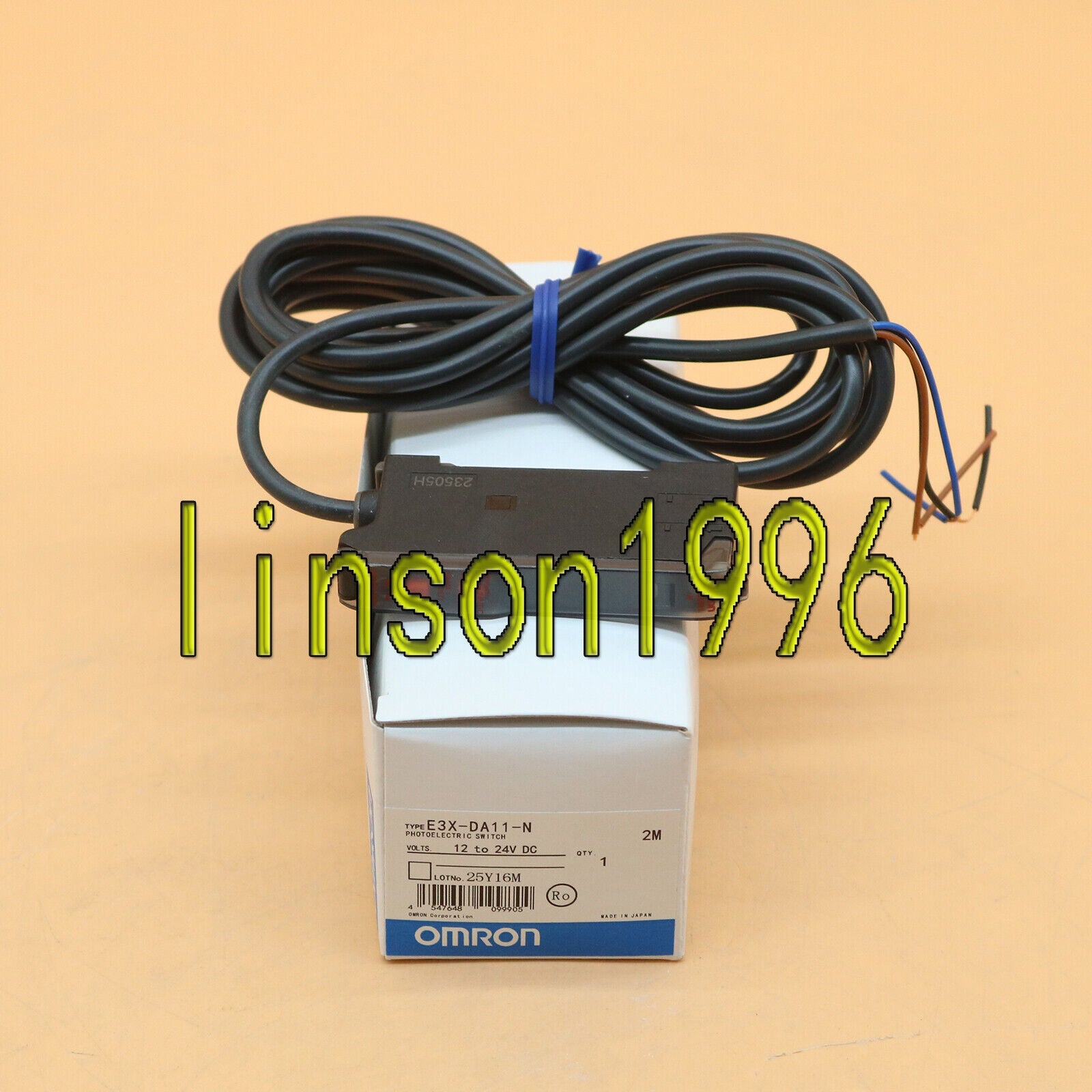 new ONE E3X-DA11-N E3X DA11 N 12-24VDC Omron Photoelectric Sensor - ONE