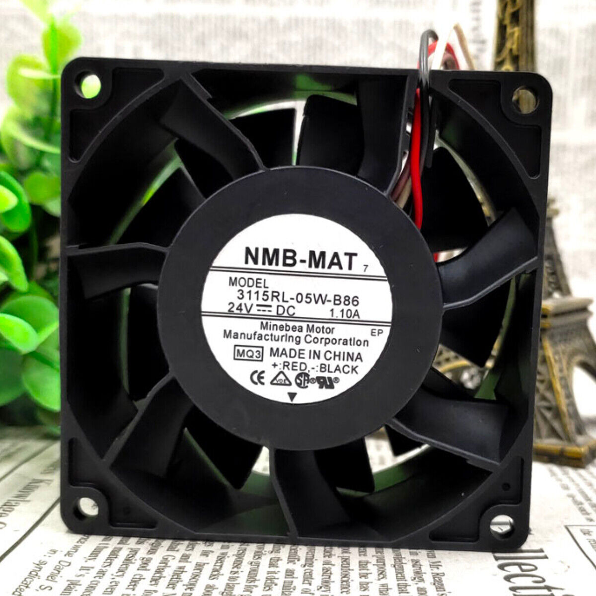 new NMB-MAT 3115RL-05W-B86 24V DC 1.1A 8cm 8038 Inverter Cooling Fan High Air Volume NMB