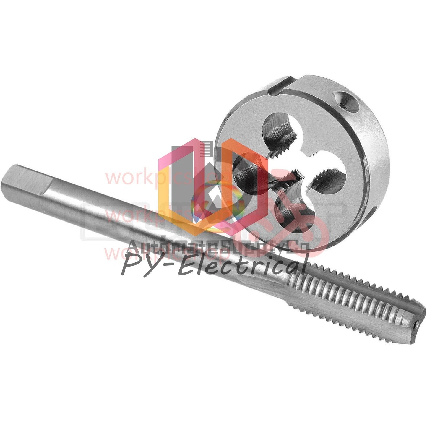 5/16"-40 UNS Tap and Die Set Right Hand, 5/16 x 40 UNS Thread Tap and Round Die