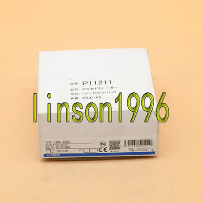 Omron Solid State Relay 12-24VDC G3PE-235B In Box - OMRON