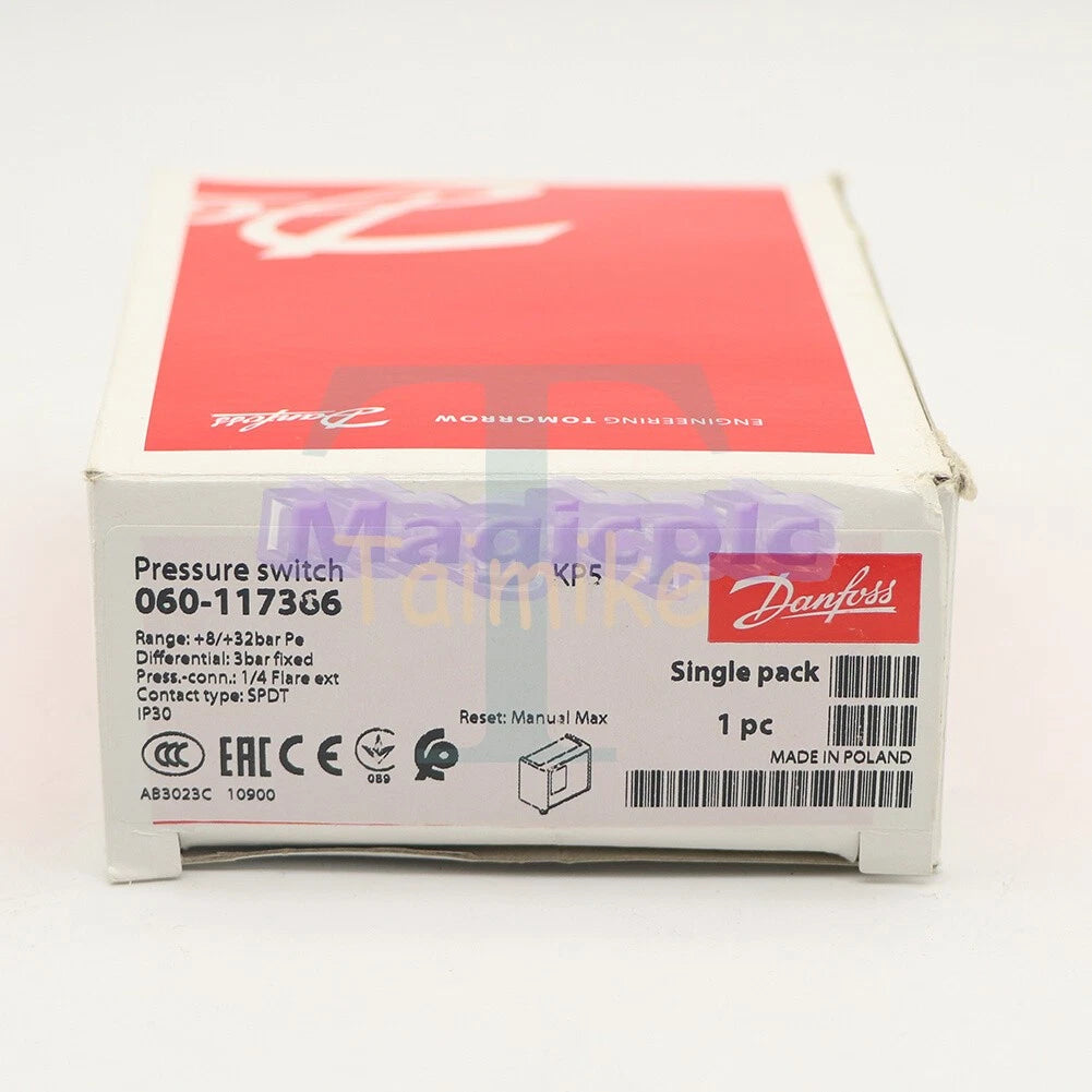 1PCS Danfoss KP5 060-117366 High Pressure Control Switch