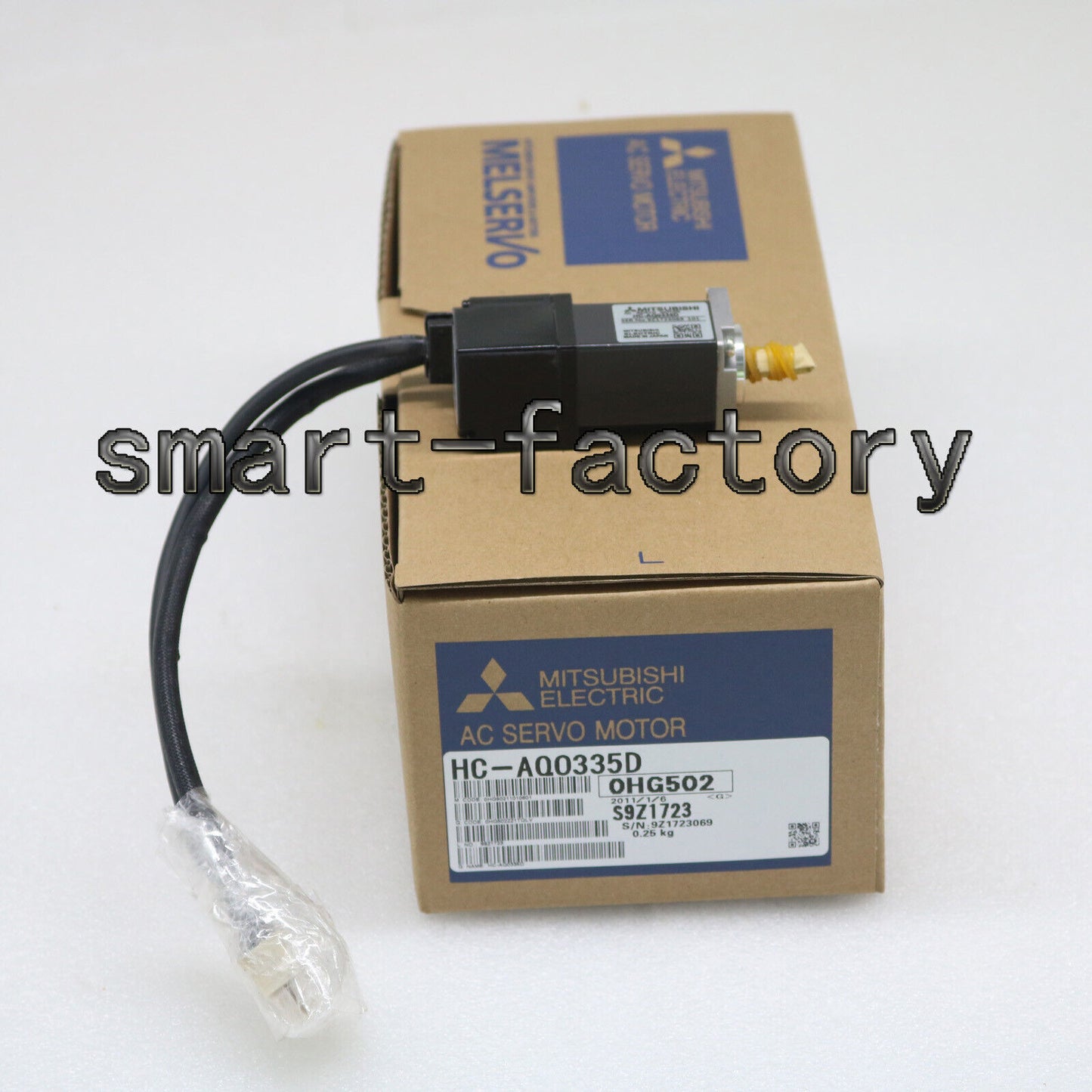 New Mitsubishi servo motor HC-AQ0335D 1-year - MITSUBISHI
