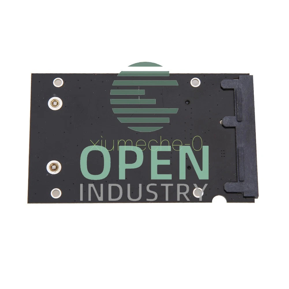 Black Mini Pcie PCI-E SSD mSATA to 2.5" SATA3 Convertor mSATA-SATA Adapter Card