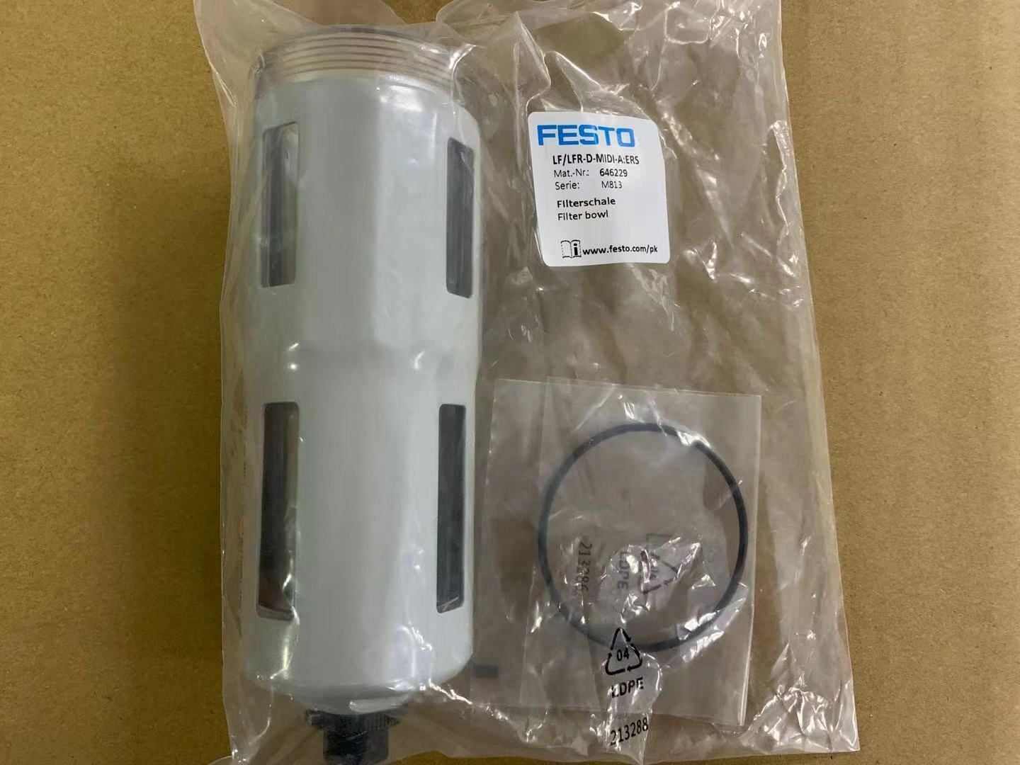 new FOR FESTO LF/LFR-D-MIDI-A:ERS FILTER BOWL 646229