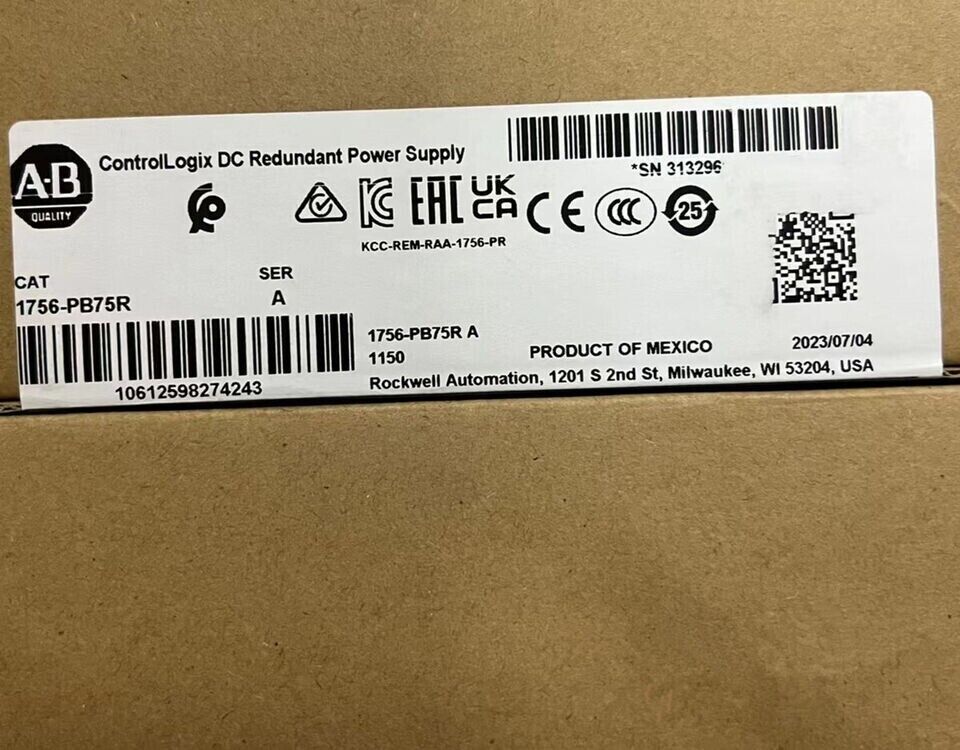 Allen-Bradley 1756-PB75R ControlLogix DC Redundant Power Supply | Uninterruptible Power Solutions - ALLEN-BRADLEY