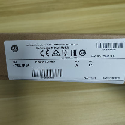 Allen Bradley 1756-IF16 Series A: Professional Use - ALLEN BRADLEY