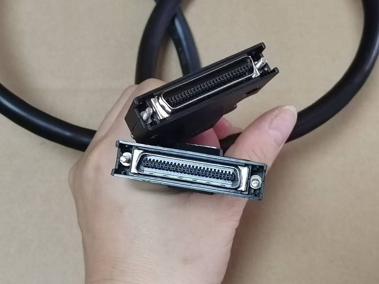 new 1M cable for Mitsubishi servo driver CN1 50 PIN Yaskawa Panasonic X4 interface - STRING