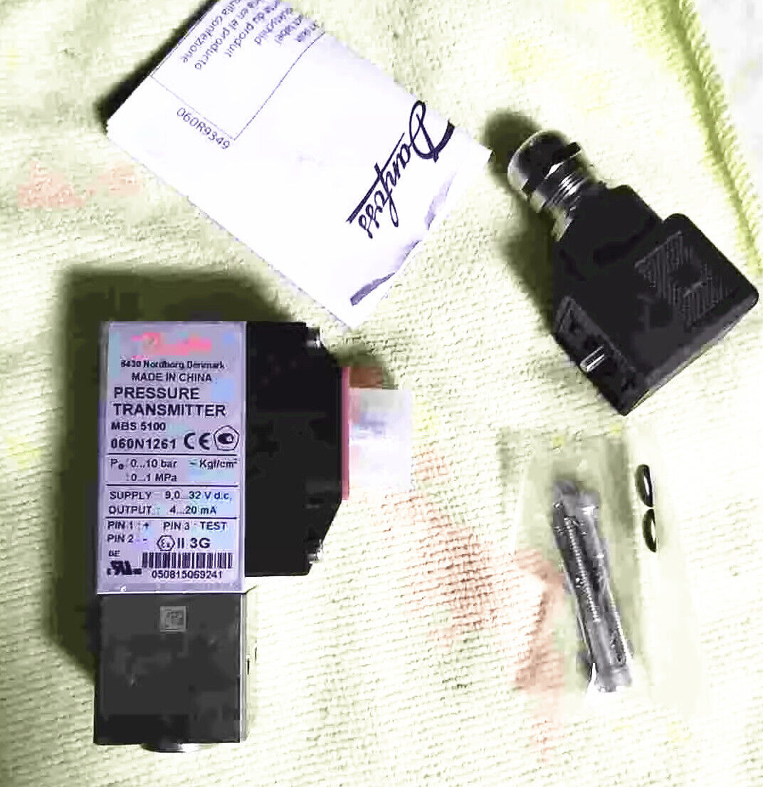 new 1pcs Danfoss MBS5100 060N1261 0-10bar Pressure Transmitter Sensor - DANFOSS