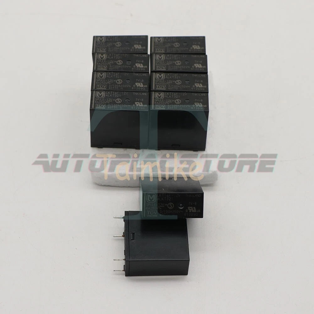 10Pcs PANASONIC LKT1aF-12V ALKT321 12VDC Power Relay 8A 250V 4Pin ~