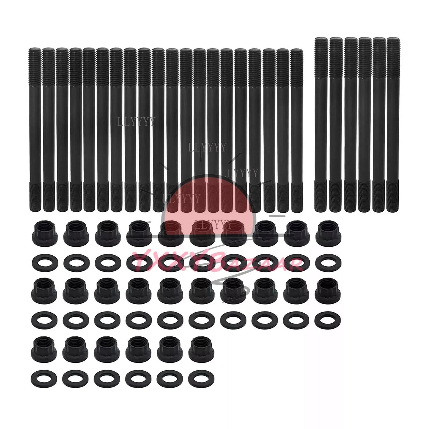 Cummins Cylinder Head Stud Kit 247-4202 for 98-18 Dodge 24v Diesel 5.9L 6.7L