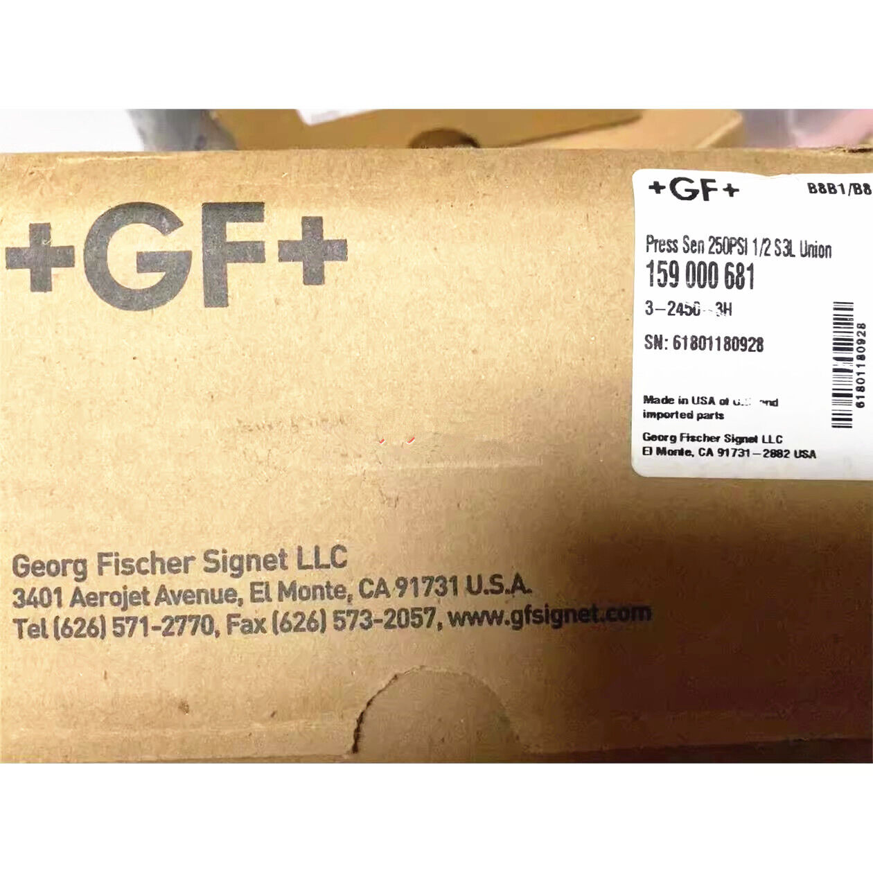 new 1pcs +GF+ Signet Liquid Pressure Transmitter 3-2450-3H Pressure Sensor - SIGNET