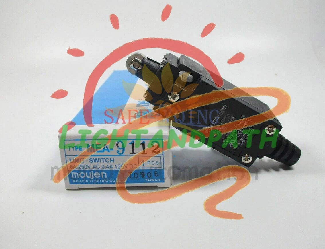 1PCS Moujen MEA-9112 MEA 9112 6A 250VAC Roller Button Plunger Limit Switch
