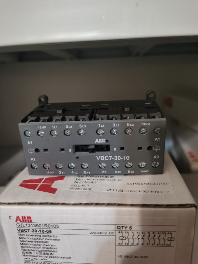1PC ABB VBC7-30-10 220VDC Contactor