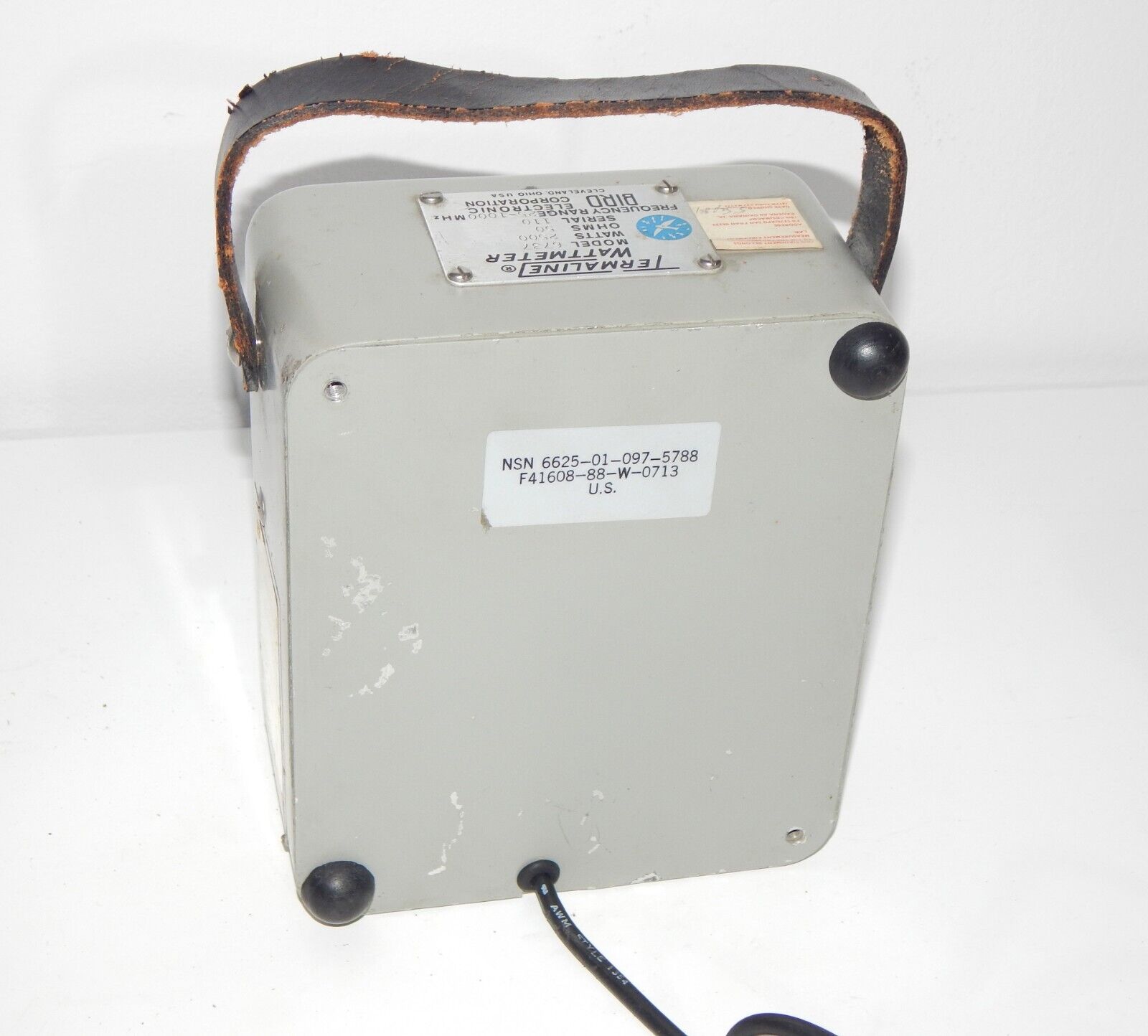 BIRD 6737 + 6737-030 Wattmeter 2500W 25-1000 MHz 1.5-35 MHz - TERMALINE