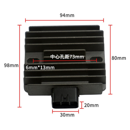 Voltage Regulator Rectifier For Yamaha Outboard 6D3-81960-00-00