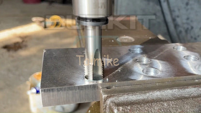 3/8"-16 UNC Tap and Die Set Right Hand, 3/8 x 16 UNC Thread Tap and Round Die