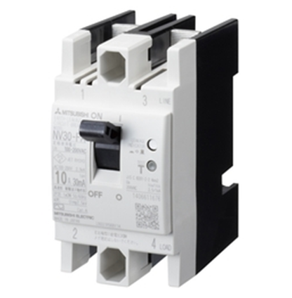 Mitsubishi Mitsubishi NV30-FA Circuit Breaker 2P 20A 30MA AC100-240V - MITSUBISHI