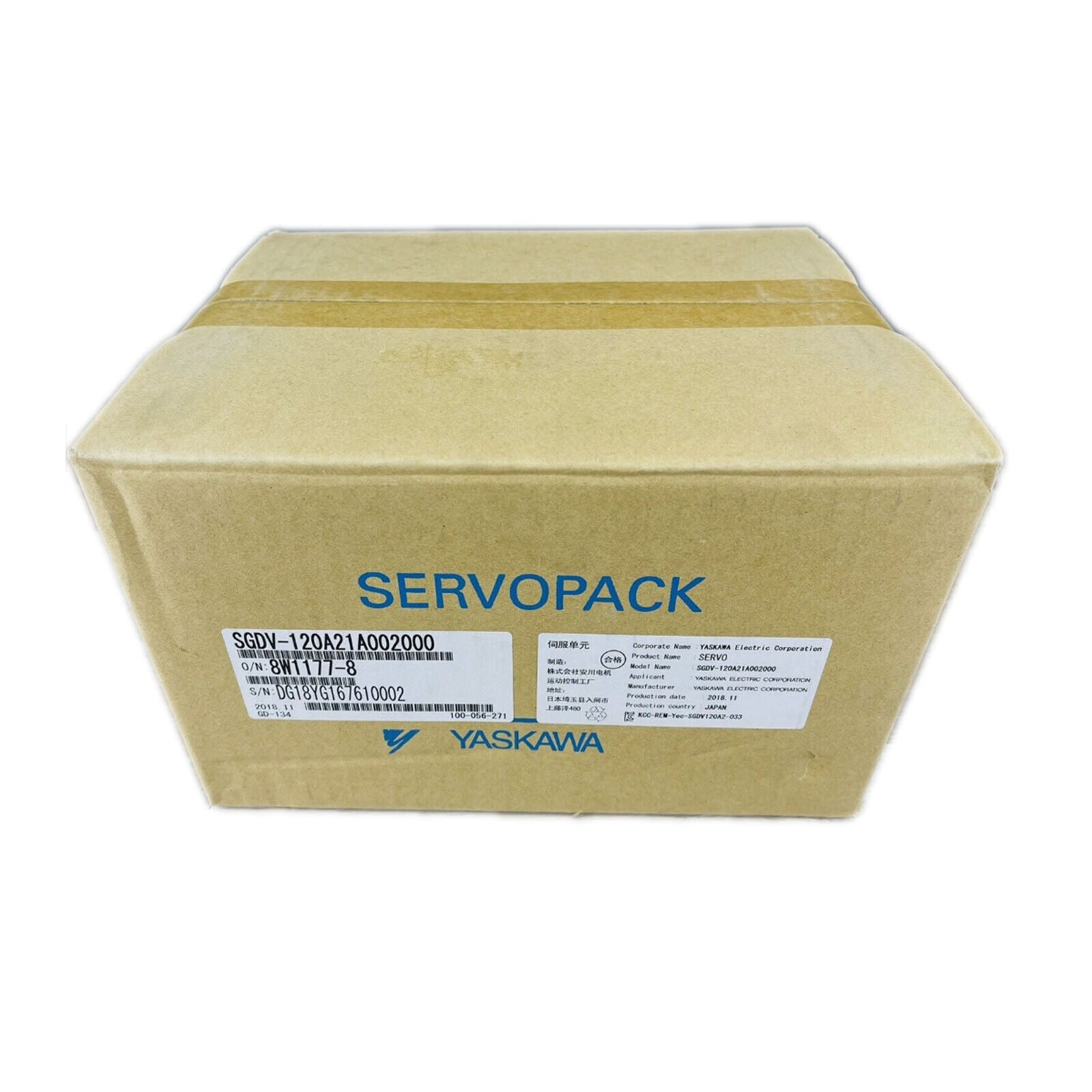 Yaskawa SGDV-120A21A002000 Servo Driver In Box 1PCS - YASKAWA