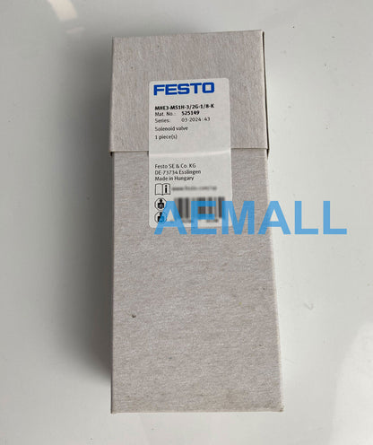 1pcs Festo MHE3-MS1H-3/2G-1/8-K 525149 Solenoid Valve