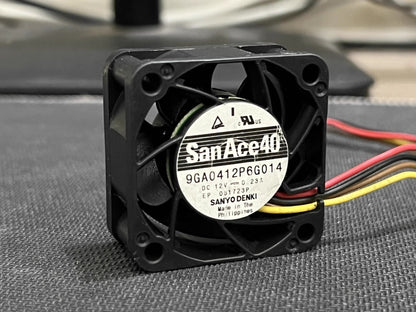 Sanyo 9GA0412P6G014 DC12V 0.23A 4-Wire Silent Cooling Fan