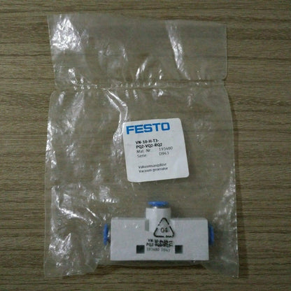 FESTO 193480 Gas Connector VN-10-H-T3-PQ2-VQ2-RQ2 - Fast Connection for Reliable Performance - FESTO
