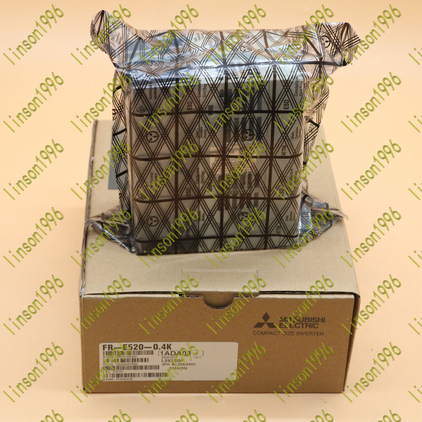 Mitsubishi FR-E520-0.4K Inverter, 220V, 0.4KW Inverter, E500 Series, Spot Stocks - MITSUBISHI