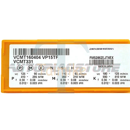 MITSUBISHI VCMT160404 VP15TF Carbide Inserts CNC 10PCS/BOX