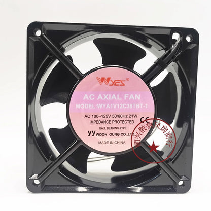 WYES WYA1V12C38TBT-1 12038 AC100-125V 21W 12CM Cooling Fan