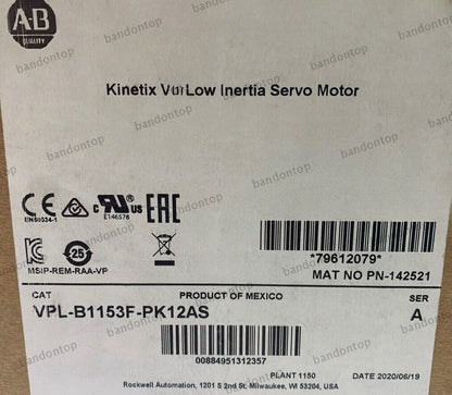 Sealed ALLEN BRADLEY VPL-B1153F-PK12AS Servo Motor | High Precision Servo Motor | Industrial servo drive - ALLEN BRADLEY