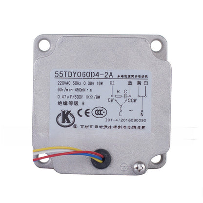55TDY060D4-2A Permanent Magnet Synchronous Low Speed Motor 220V 0.08A 16W