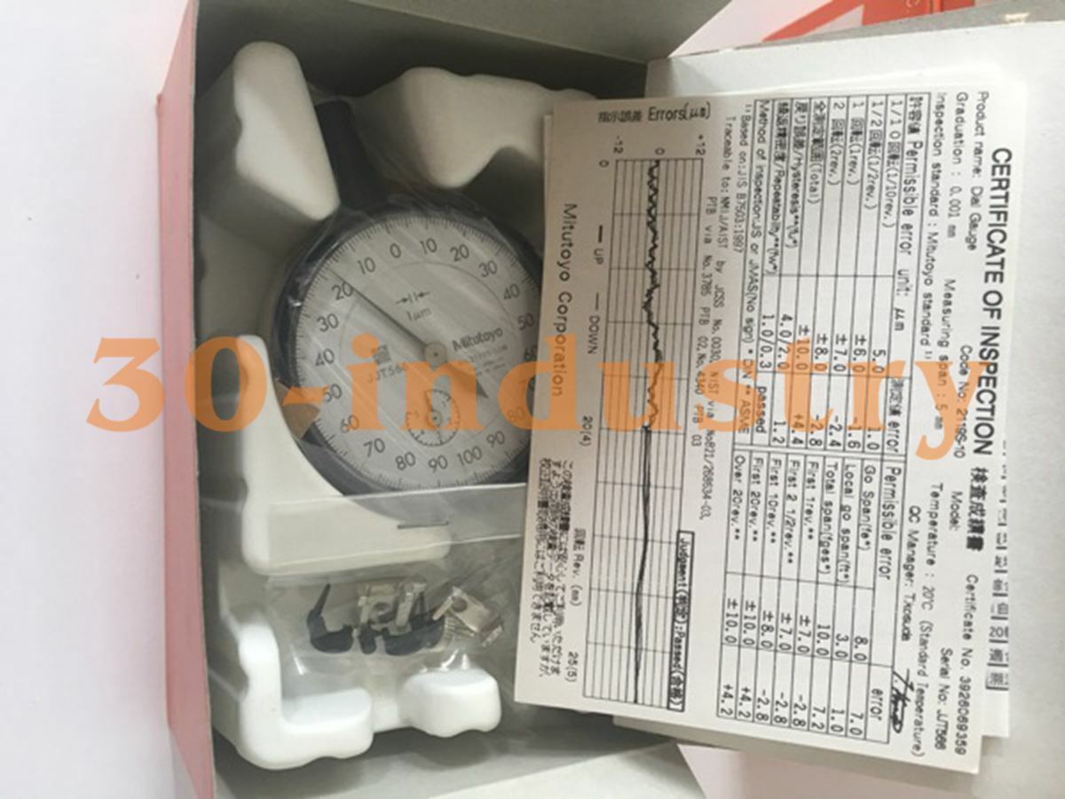 QTY:1 New For Mitutoyo 2119S-10 Dial Indicator Gauge 0-5*0.001mm Mitutoyo