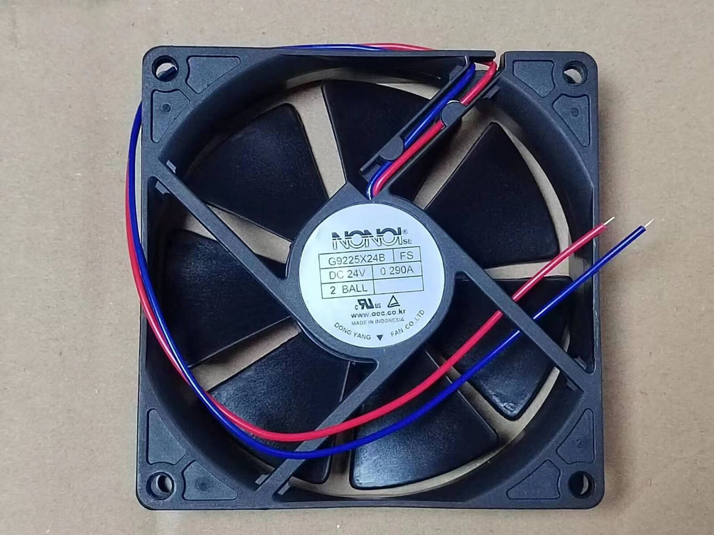 new NONOIse G9225X24B FS Double ball large air volume cooling fan 24V 0.29A 92*92*25