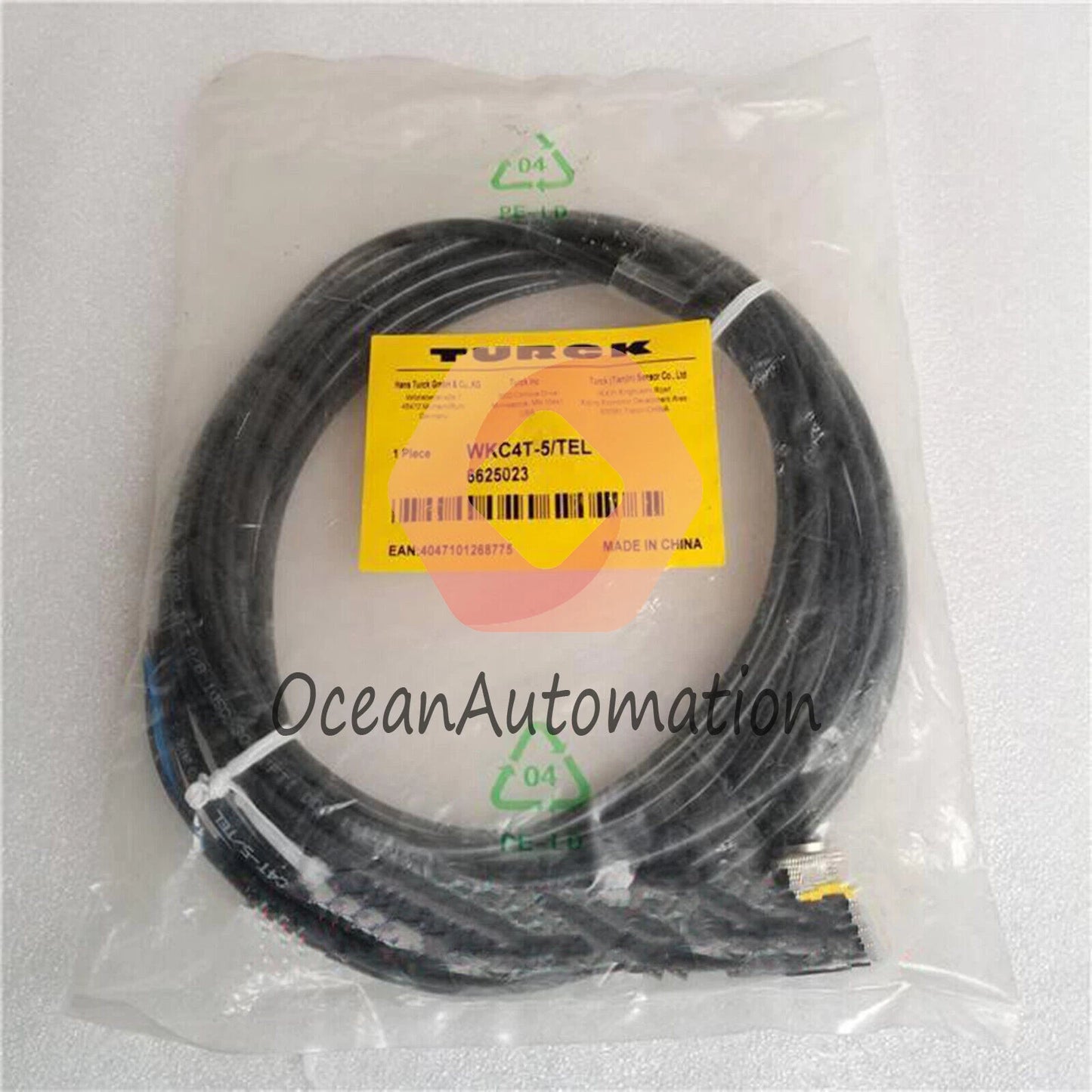 1PC Turck WKC4T-5/TEL Connecting line Free shipping