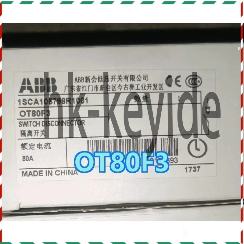OT80F3 1PCS ABB OT80F3 Switch Disconnector Deliver Quickly