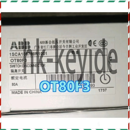 OT80F3 1PCS ABB OT80F3 Switch Disconnector Deliver Quickly