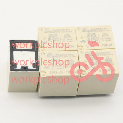 10PCS SANYOU SRG-S-118DM 18VDC Power Relay 4Pins 17A 277VAC #US