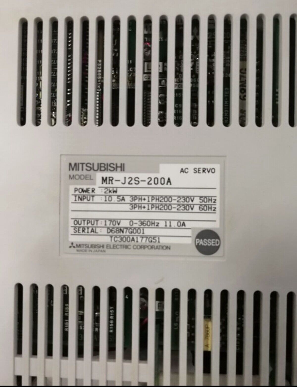 Mitsubishi MR-J2S-200A AC Servo Amplifier Drive PLC with Factory Sealed - MITSUBISHI