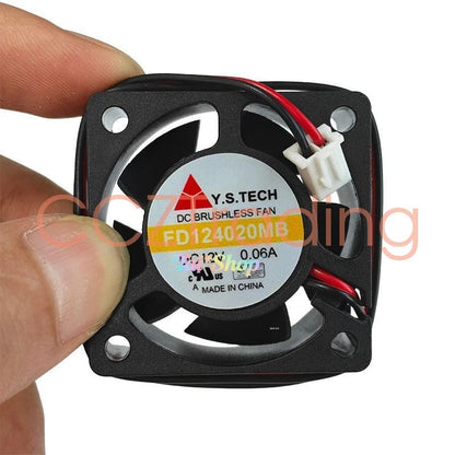 1 Pc. FD124020MB Cooling Fan 4020 DC12V 0.06A 4CM 2Pin