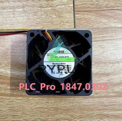 1PCS NMB 2410ML-05W-B79 6CM 24V 0.25A 3pin cooling fan Fast delivery