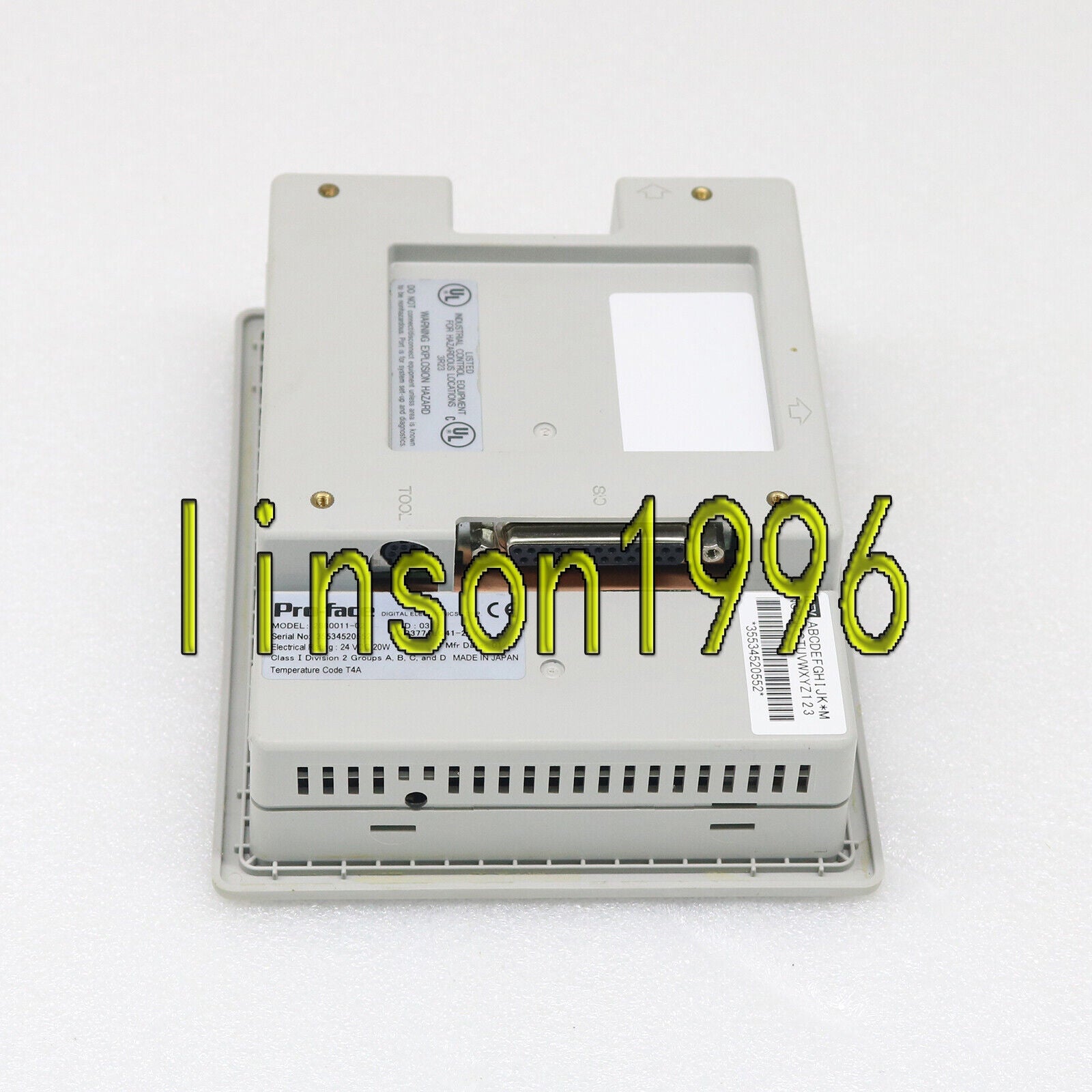 Used PRO-FACE GP377 24V Touch Screen Battery for Testing and Charging - PRO-FACE