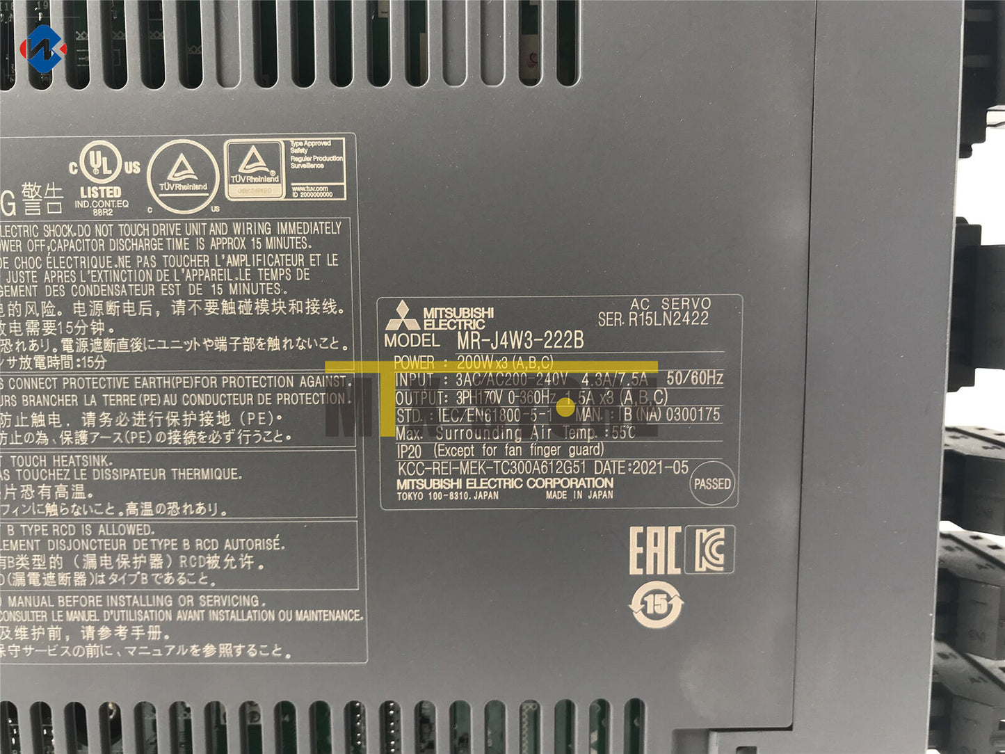 new 1pcs Mitsubishi MR-J4W3-222B MRJ4W3222B - MITSUBISHI