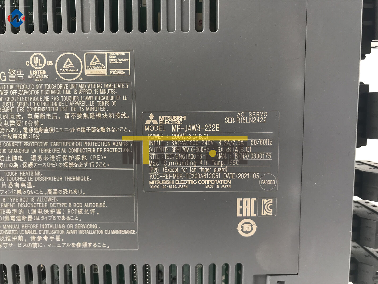 new 1pcs Mitsubishi MR-J4W3-222B MRJ4W3222B - MITSUBISHI