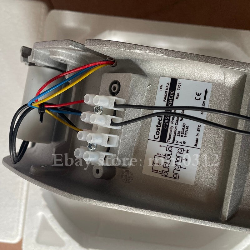 1pcs  COSTECH C25S23HKBE00 230V 0.63A metal large air volume cabinet cooling fan