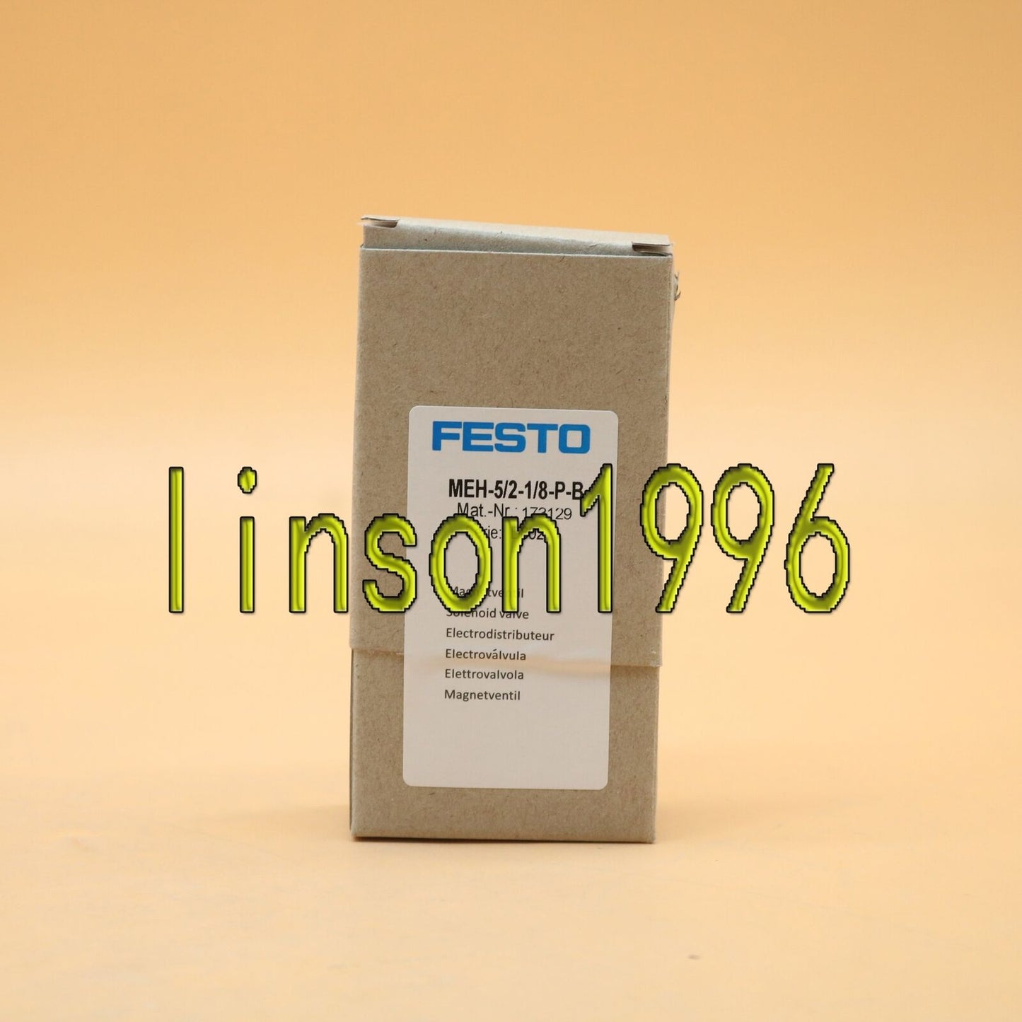 FESTO MEH-5/2-1/8-P-B Solenoid Valve - FESTO